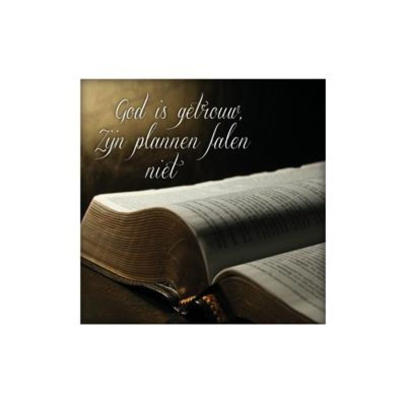 Wenskaart 'God is getrouw' - MA14012 -  Living Melodies bij MajesticAlly