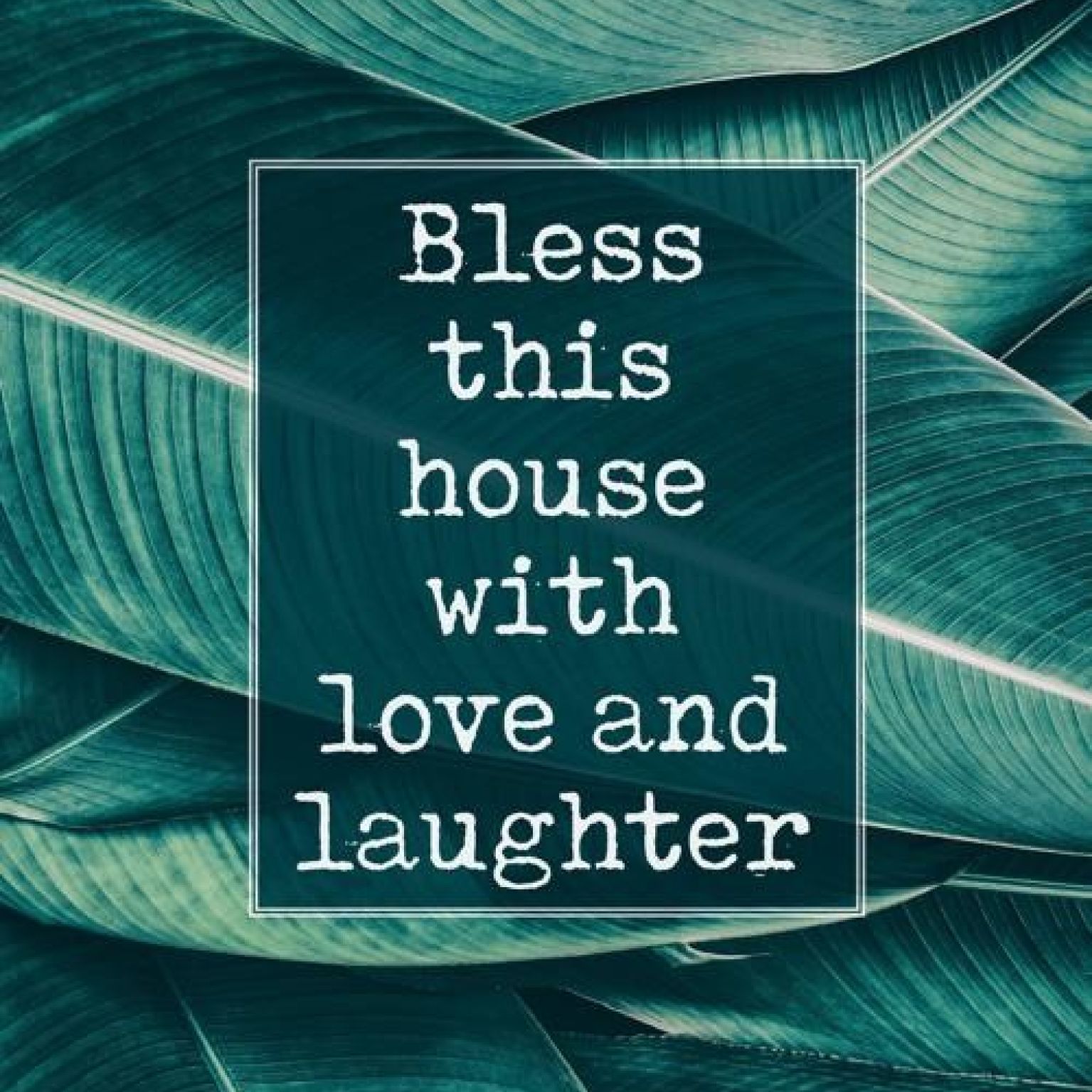 Poster A4 'Bless this house' - MA33525 -  Posters A4 bij MajesticAlly