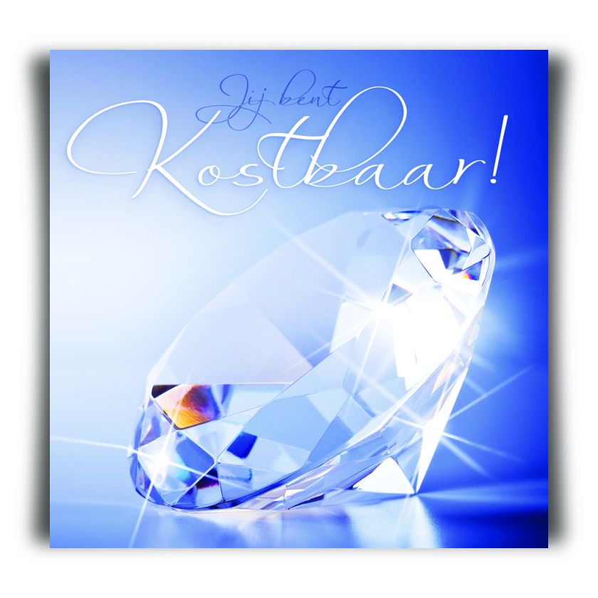 Choice kaartje jij bent kostbaar - MA11205 -  Minikaartjes - vierkant bij MajesticAlly