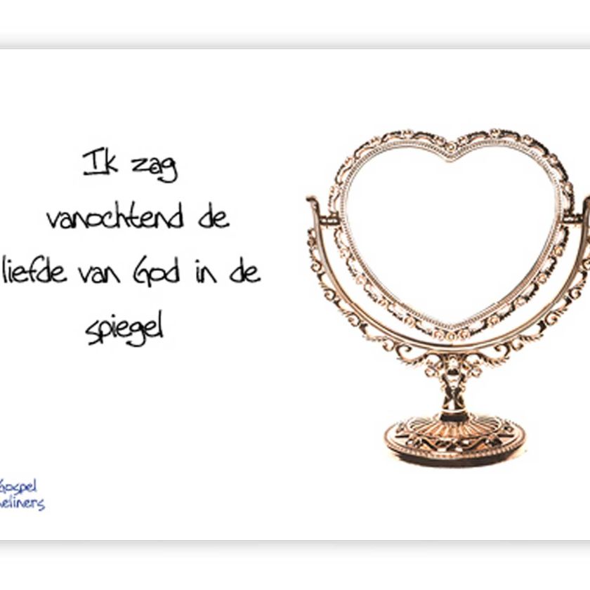 Prentbriefkaart ik zag vanochtend de lie - MA10037 -  Quotes