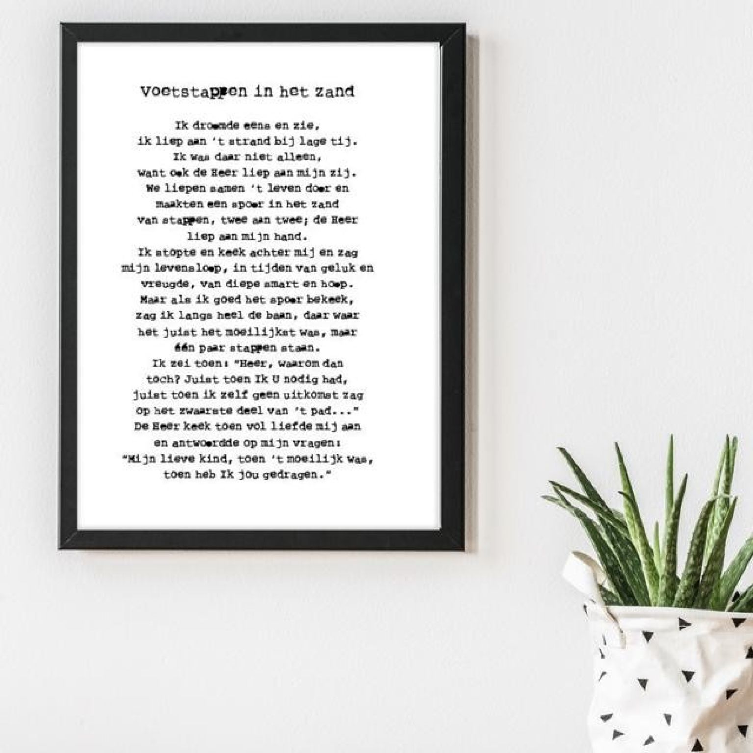 Kaart voetstappen in het zand - MA35001 -  Interieurkaarten bij MajesticAlly