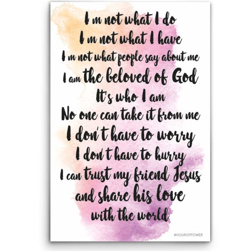 Wandbord A3 'The beloved of God' - MA24209 -  Wandborden A3 bij MajesticAlly