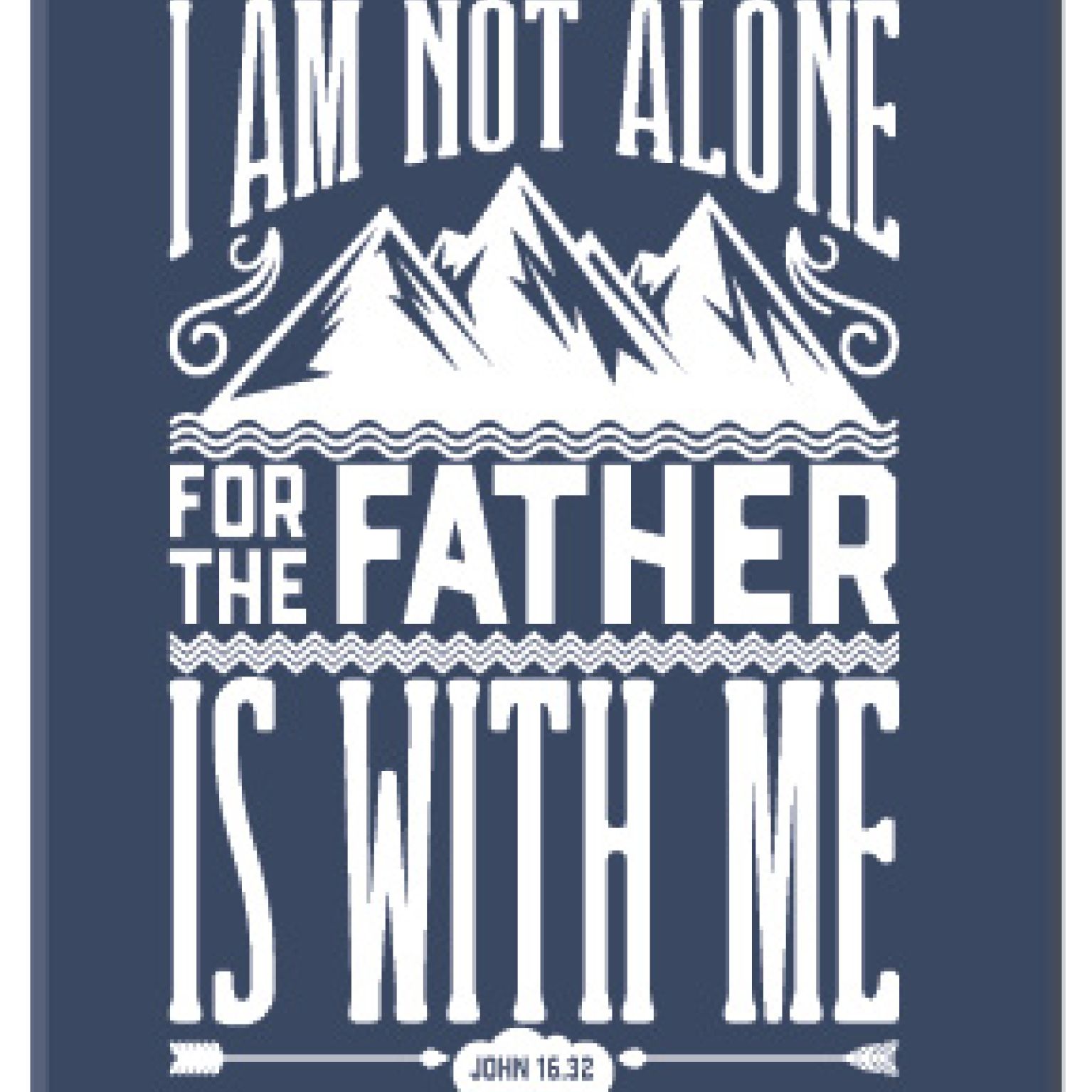 Kadobord i am not alone - MA23323 -  Cadeauborden A4 bij MajesticAlly