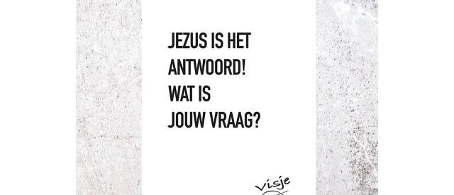 V16016 Visje Cadeaubordjes 15x15 Jezus het antwoord 5c870af4