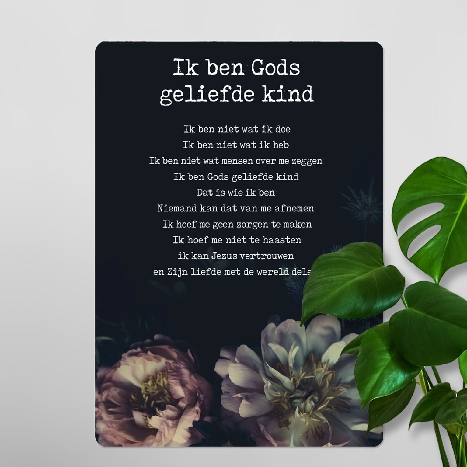 Interieurbord 'Gods geliefde kind' - MA26125 -  Interieurborden bij MajesticAlly