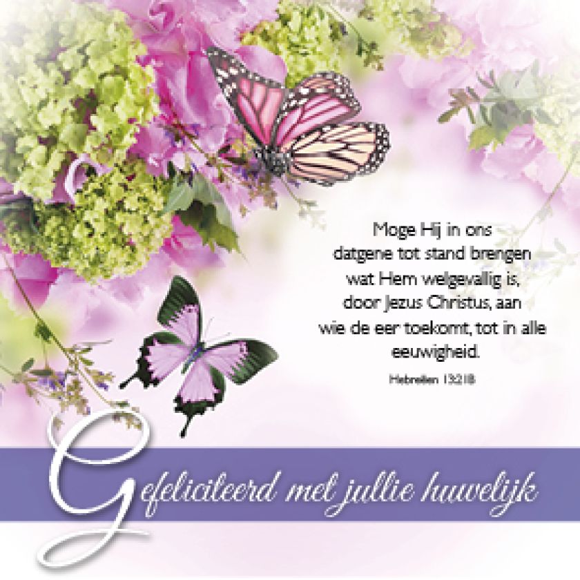 Kaart gefeliciteerd met jullie huwelijk - MA46135 -  Huwelijk