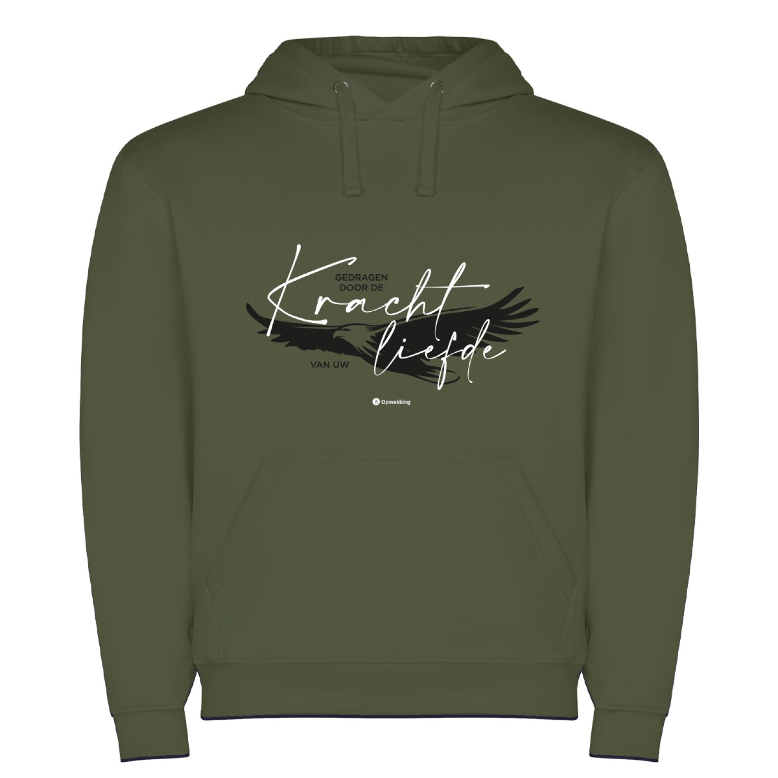 Hoodie Kracht van uw Liefde Groen 624b0c5e