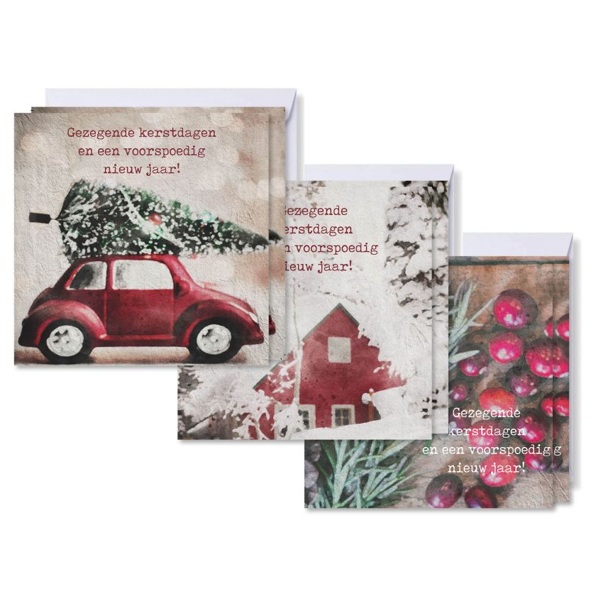 MA41101 Voordeelpakje kerstkaarten