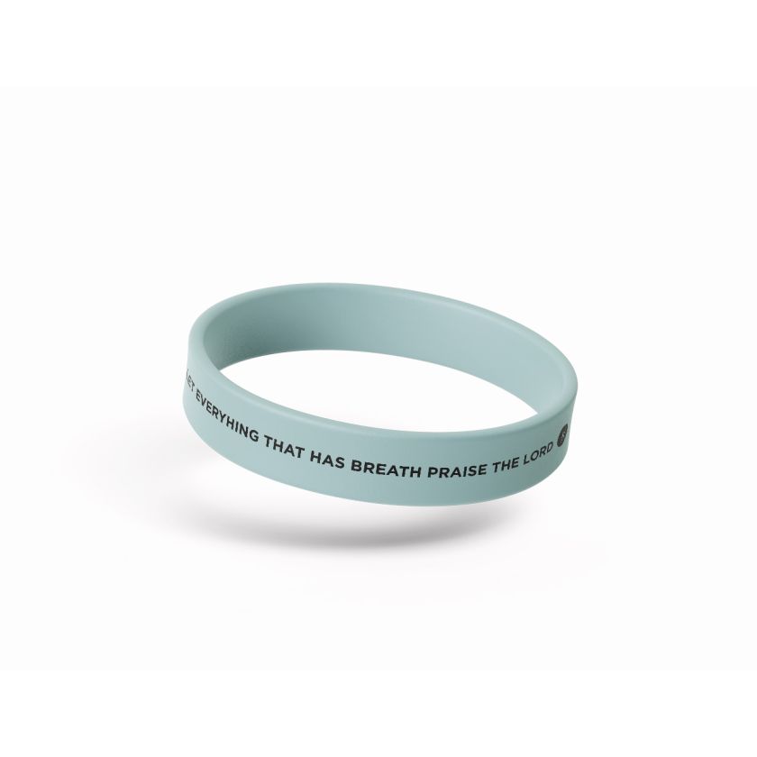 Siliconen bandje lichtblauw Praise the Lord 64160cf4