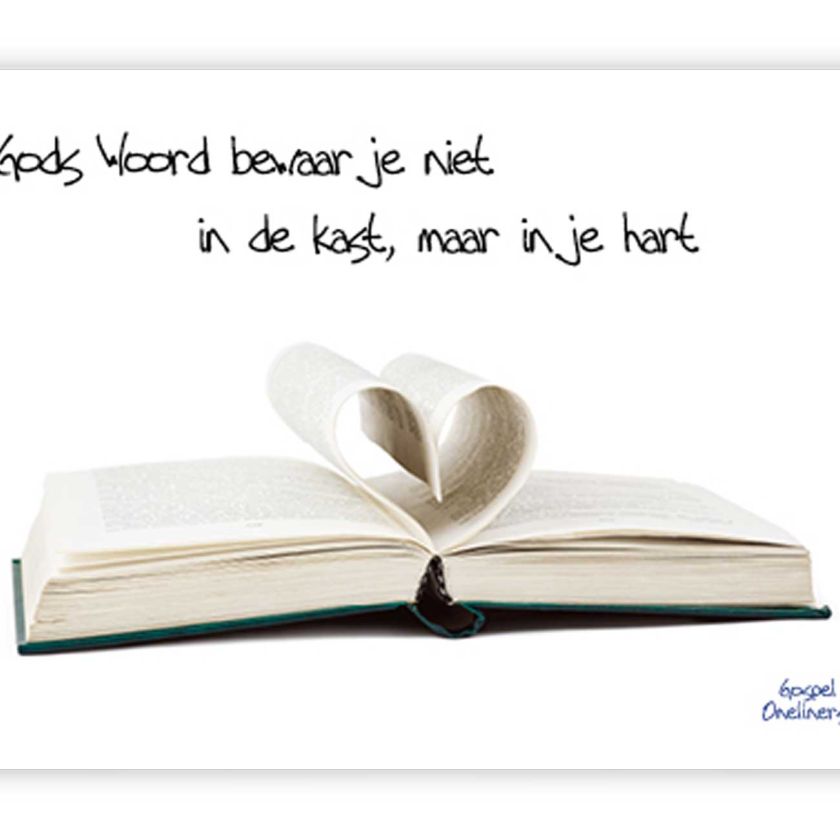 'Gods woord bewaar je niet in de kast' - MA10046 -  Quotes