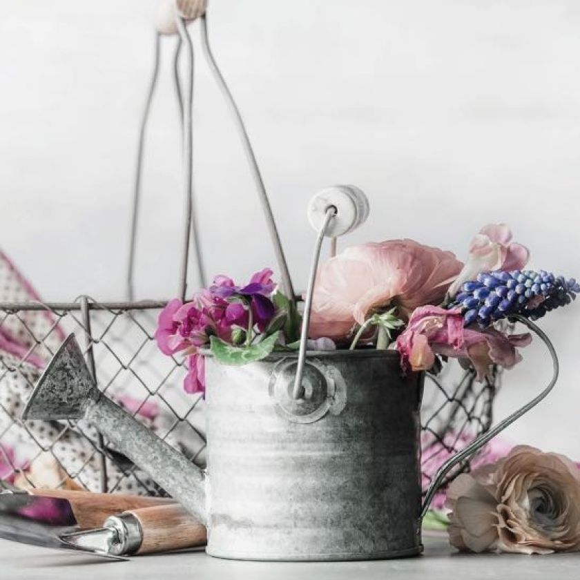 Kaart 'Gieter bloemen' - MA40025 -  Landelijk bij MajesticAlly