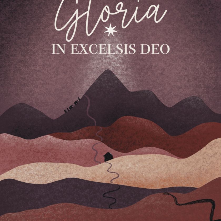 MA41303 - Kerstkaart Marjolein 'Gloria in excelsis deo'