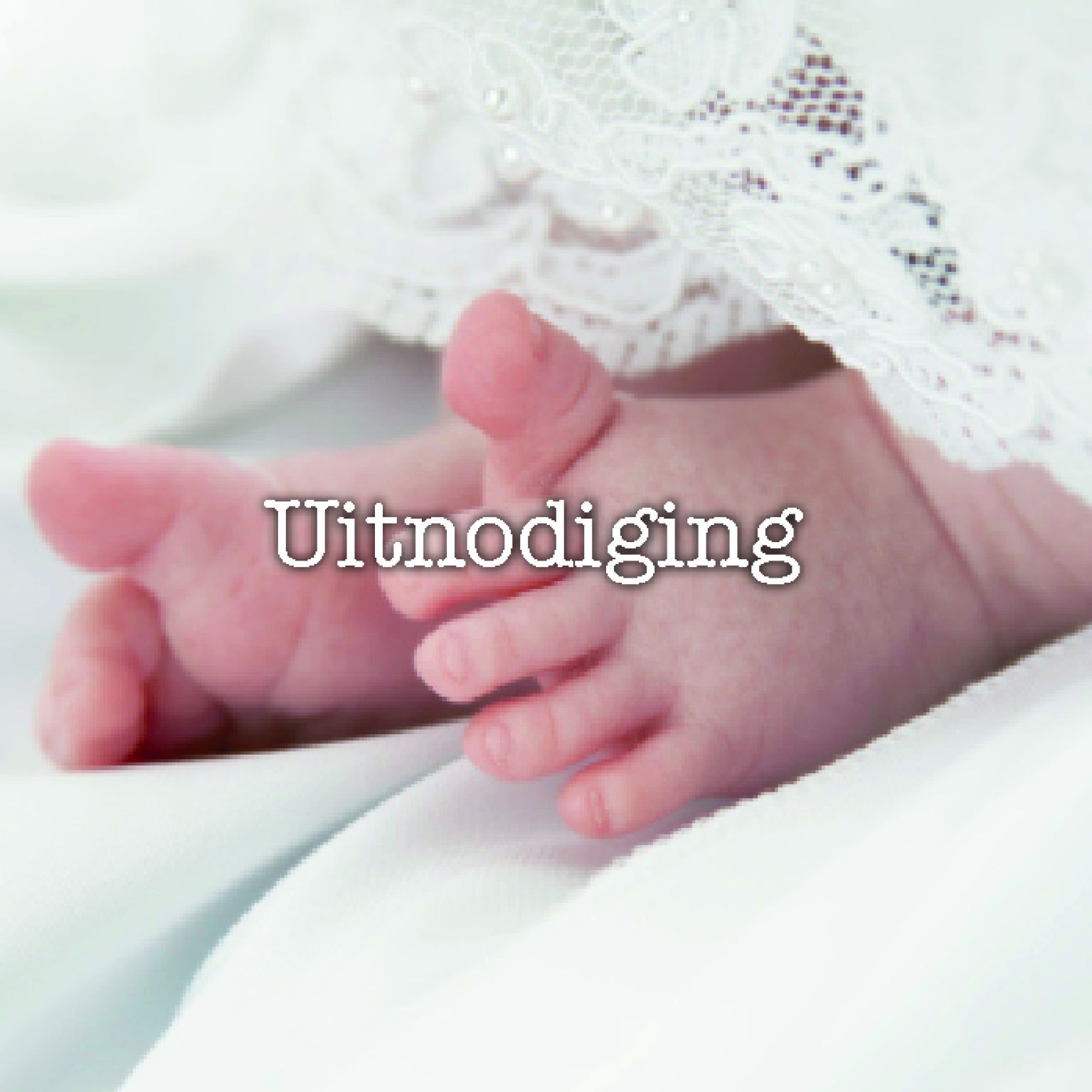 Kaart 'Uitnodiging - kinderdoop' - MA12318 -  Lifestyle bij MajesticAlly
