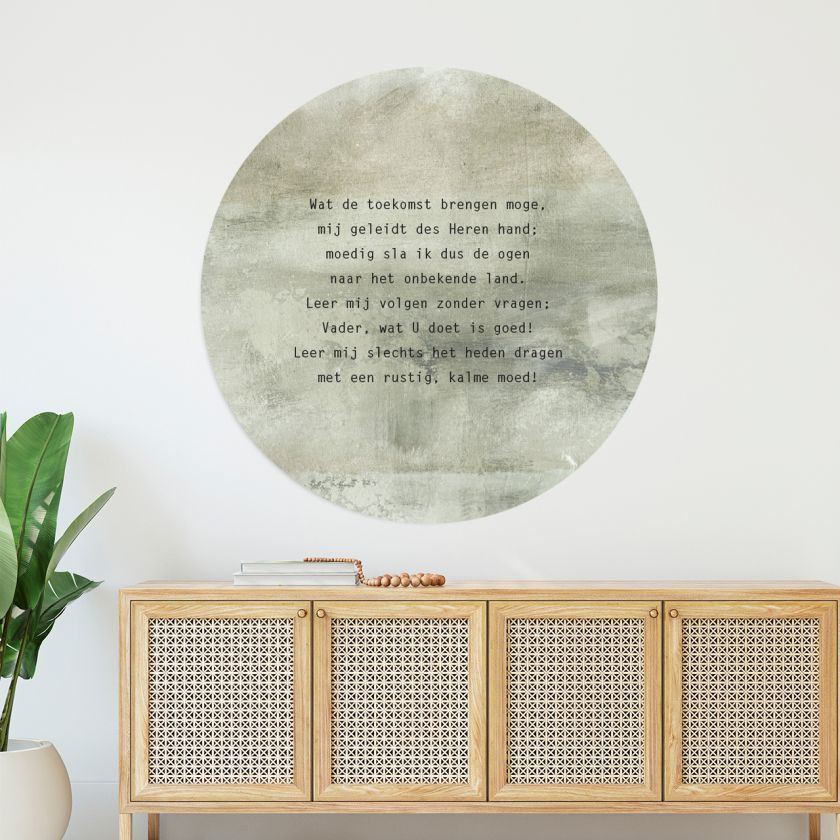 Muurcirkel 'wat de toekomst brengen moge'