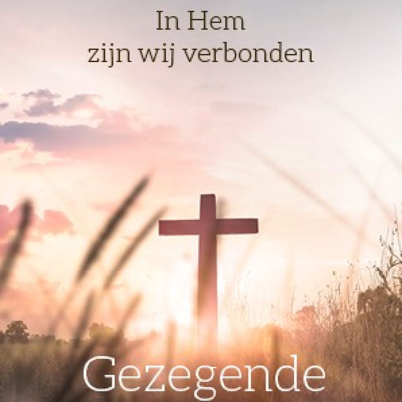 Voordeelkaart 'Gezegende paasdagen - in Hem verbonden' - MA38080 -  Pasen bij MajesticAlly