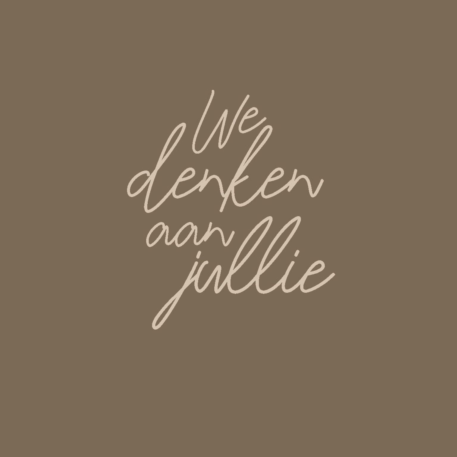 Wenskaart 'We denken aan jullie' - MA44048 -  LUV2022 bij MajesticAlly