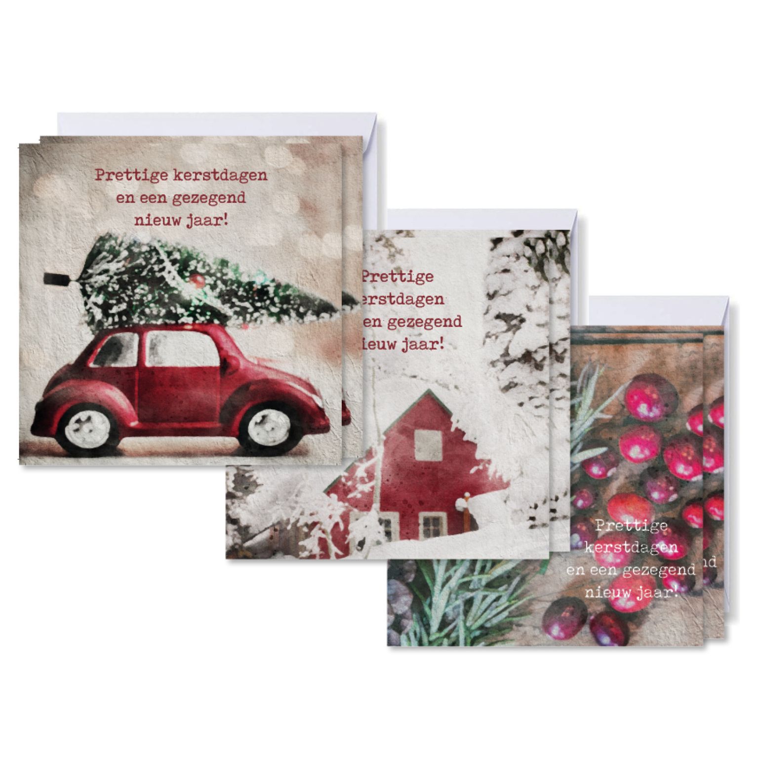 MA41101 - Set enkele kerstkaarten