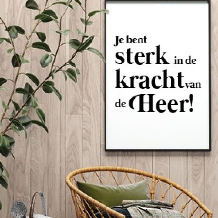 Minikaart 'Je bent sterk' - 552623MK -  Minikaartjes