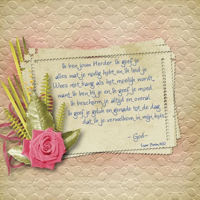 Choice kaartje Ik ben jouw herder - 42008 -  Minikaartjes - vierkant bij MajesticAlly