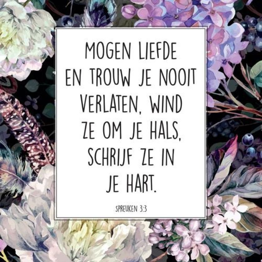 Poster A4 'Liefde en trouw' - MA33521 -  Posters A4 bij MajesticAlly