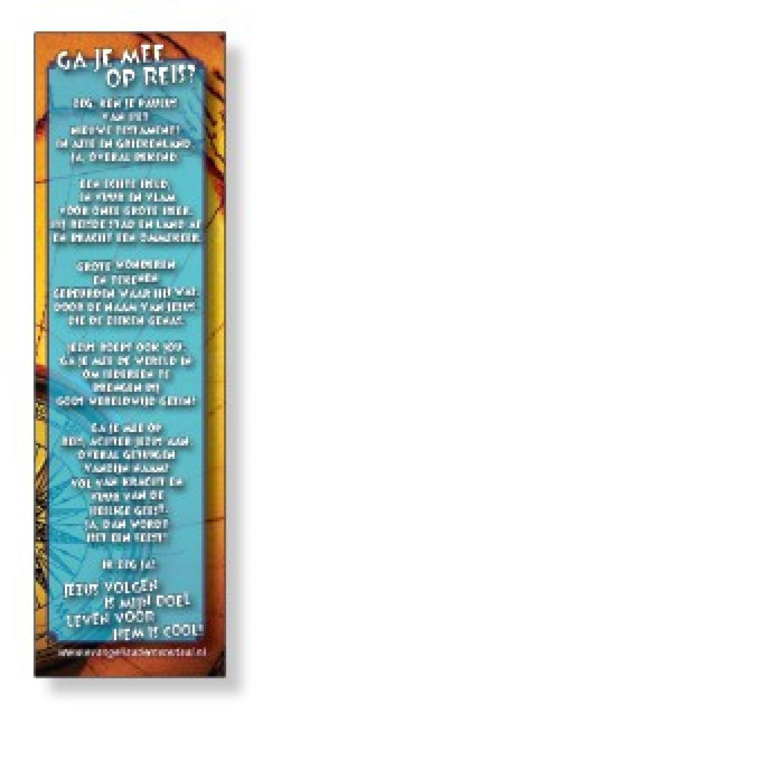 Boekenlegger kinderen 'Ga je mee op reis?'