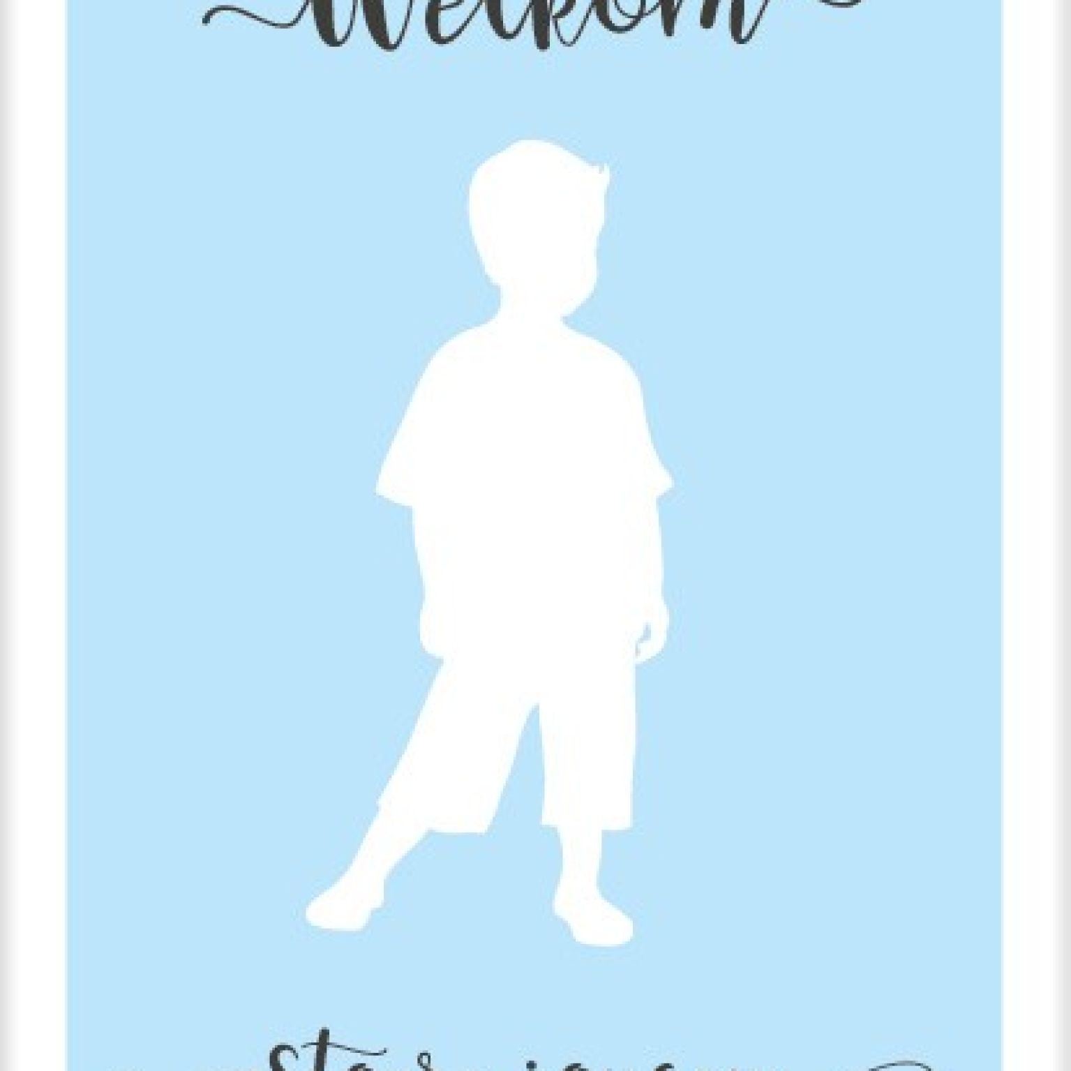 Kaart 'Welkom stoere jongen' - MA25036 -  Beautiful Day bij MajesticAlly