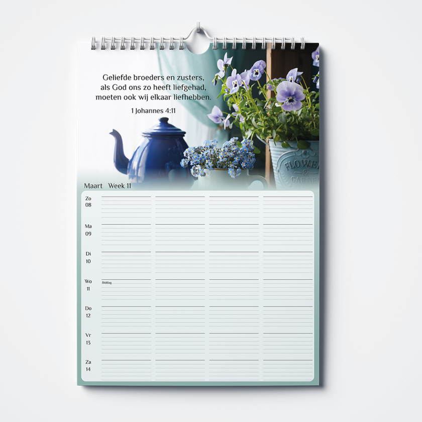 Weekplanner Landelijk MA 2026 Maart 71213b73
