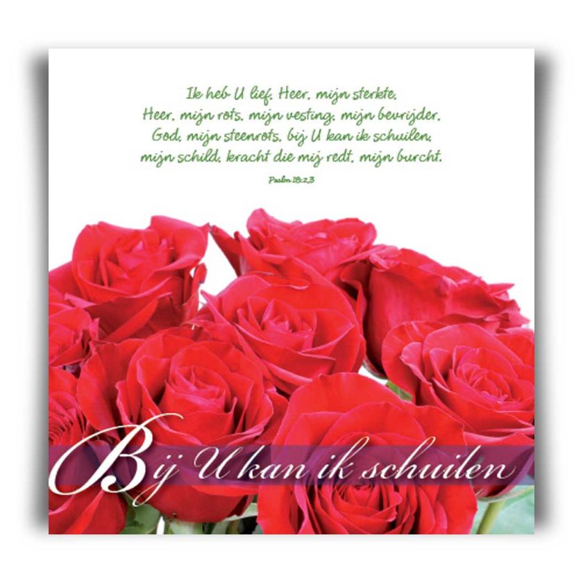 Choice kaartje bij U kan ik schuilen - 42035 -  Minikaartjes - vierkant bij MajesticAlly