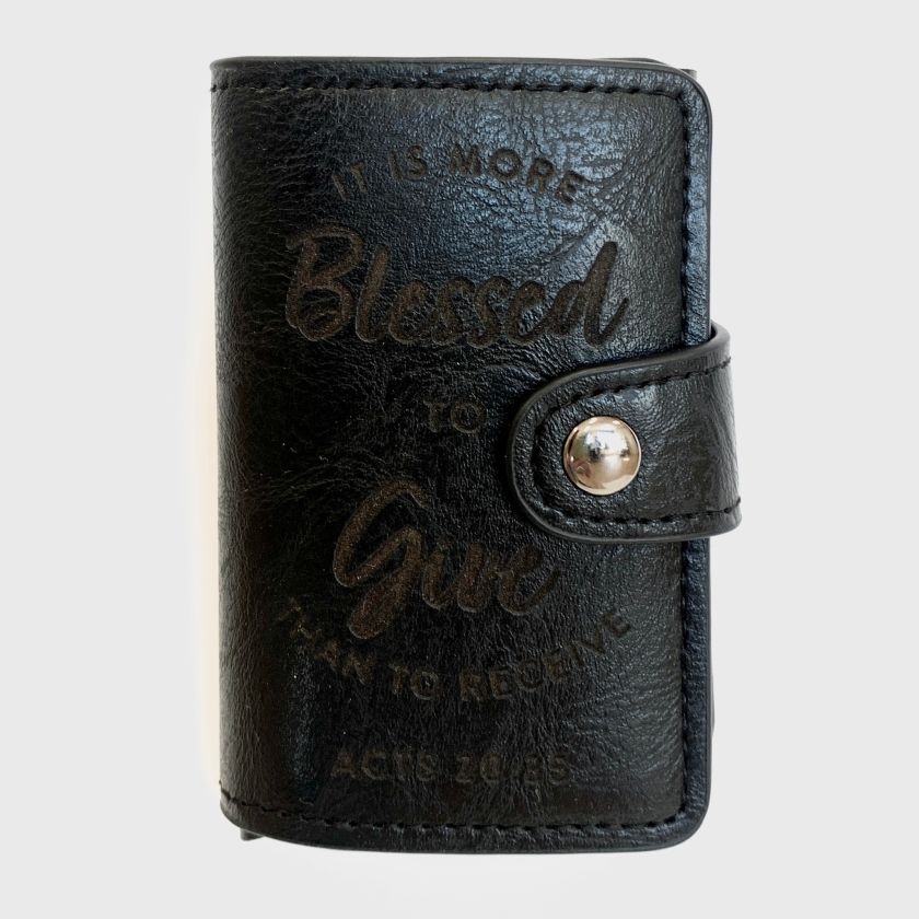 MA20209 Wallet 'Give' - zwart