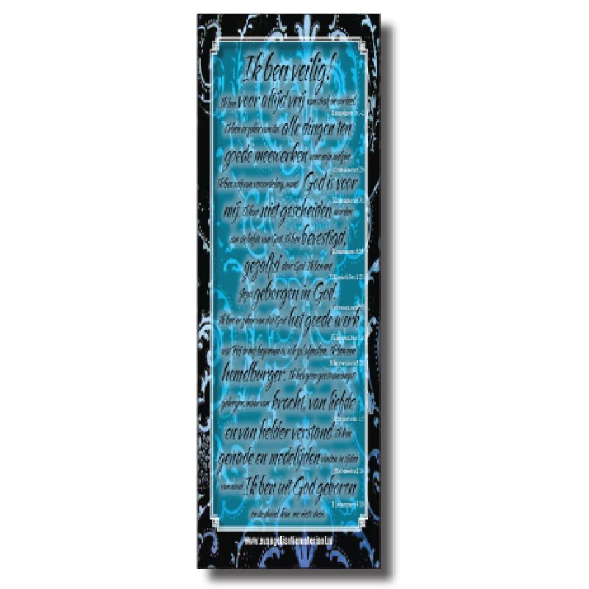 Boekenlegger ik ben veilig - 44776 -  Bemoediging bij MajesticAlly