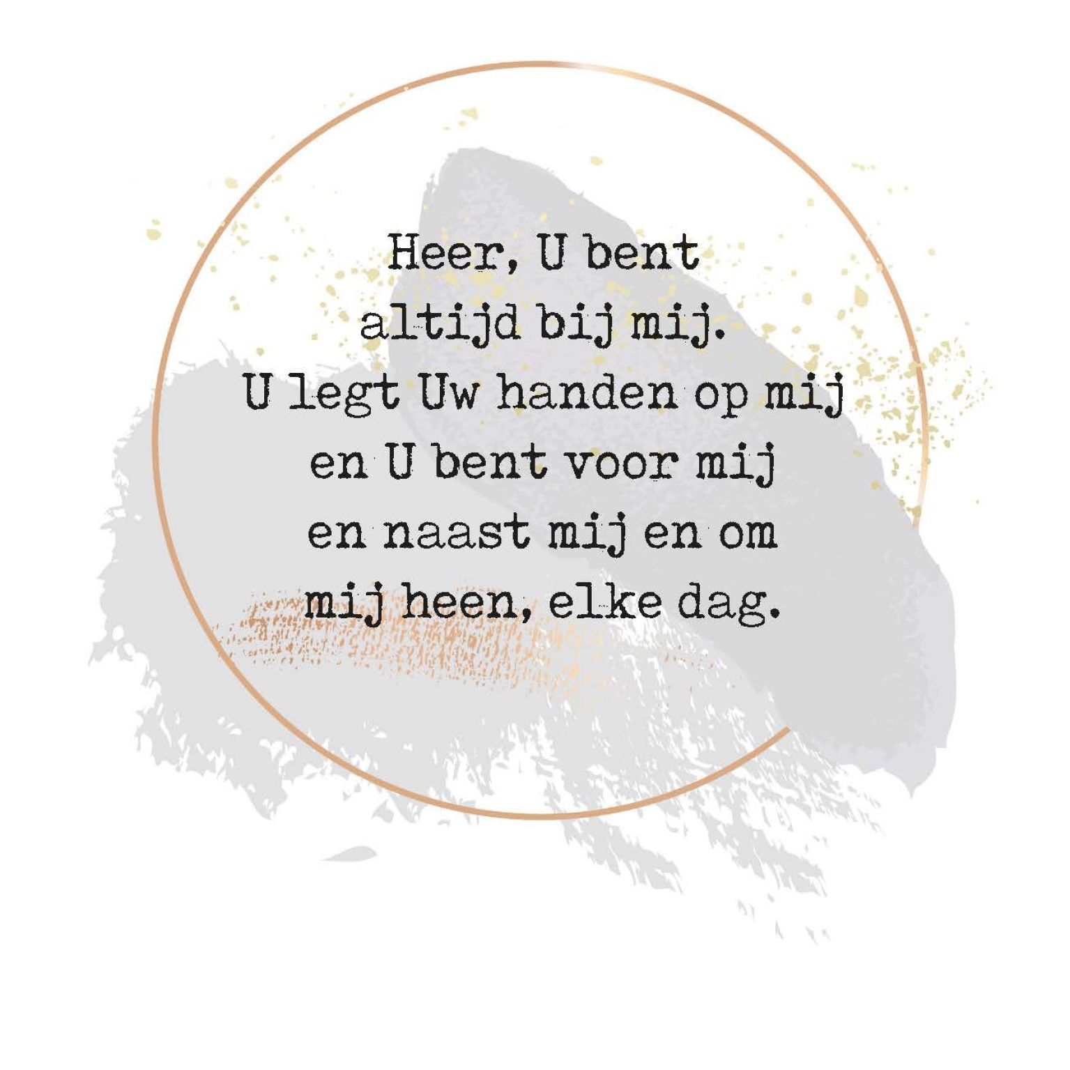 Poster A4  Heer U bent altijd bij mij - Opwekking 518 - 552648P -  Posters bij MajesticAlly