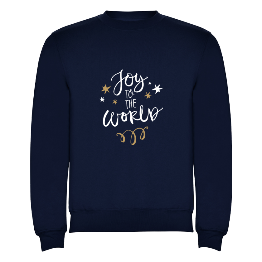 Joy to the world Blauwe trui 770cc252