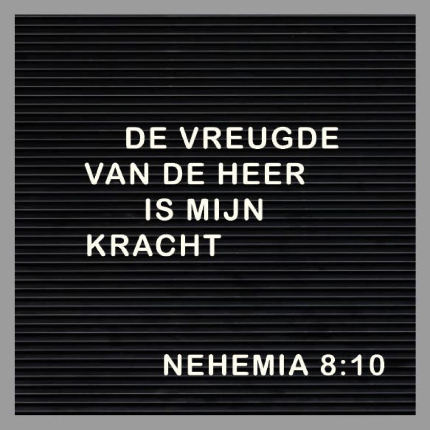 Kaart 'De vreugde van de Heer' - MA32007 -  Words&Letters bij MajesticAlly