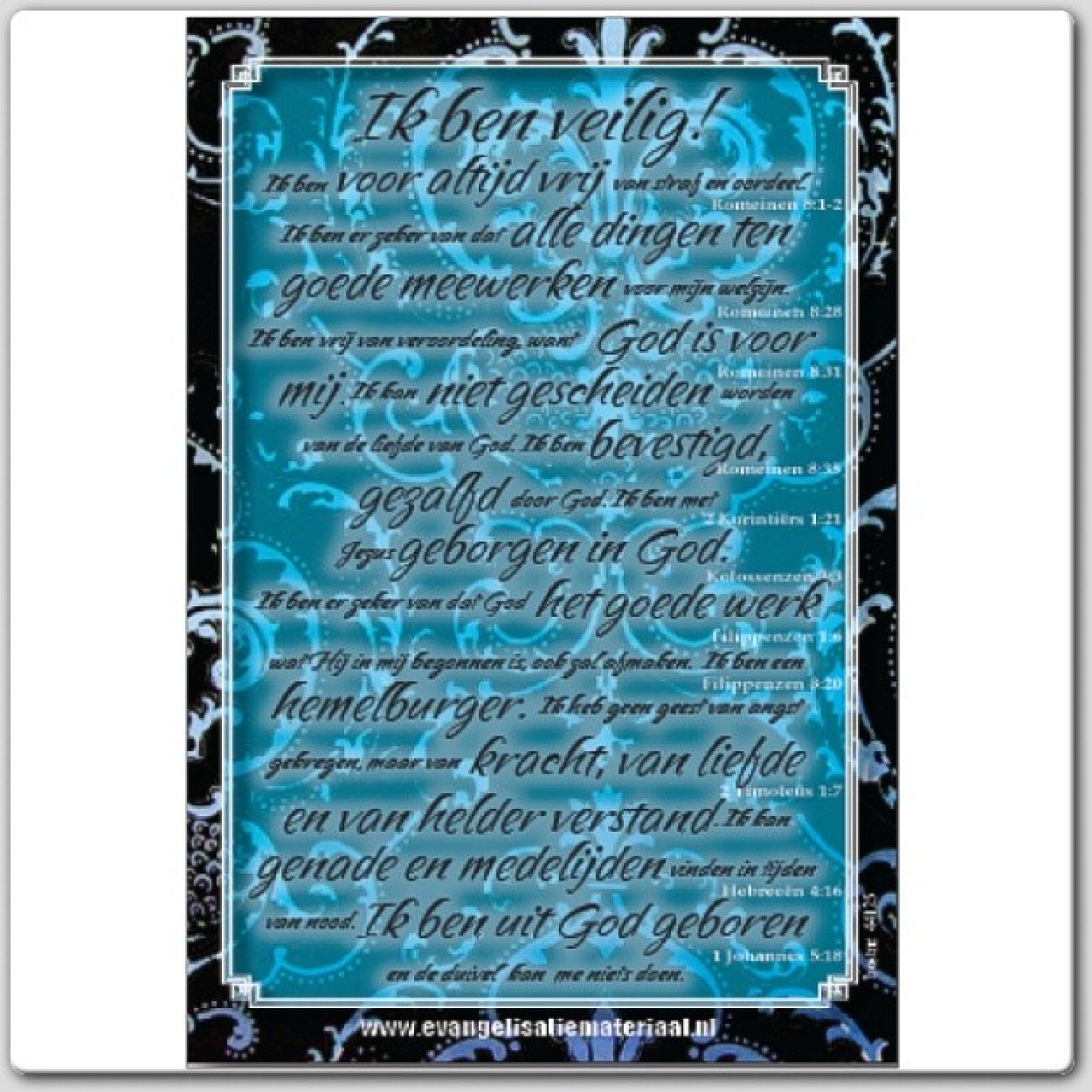 Minikaart 'Ik ben veilig'