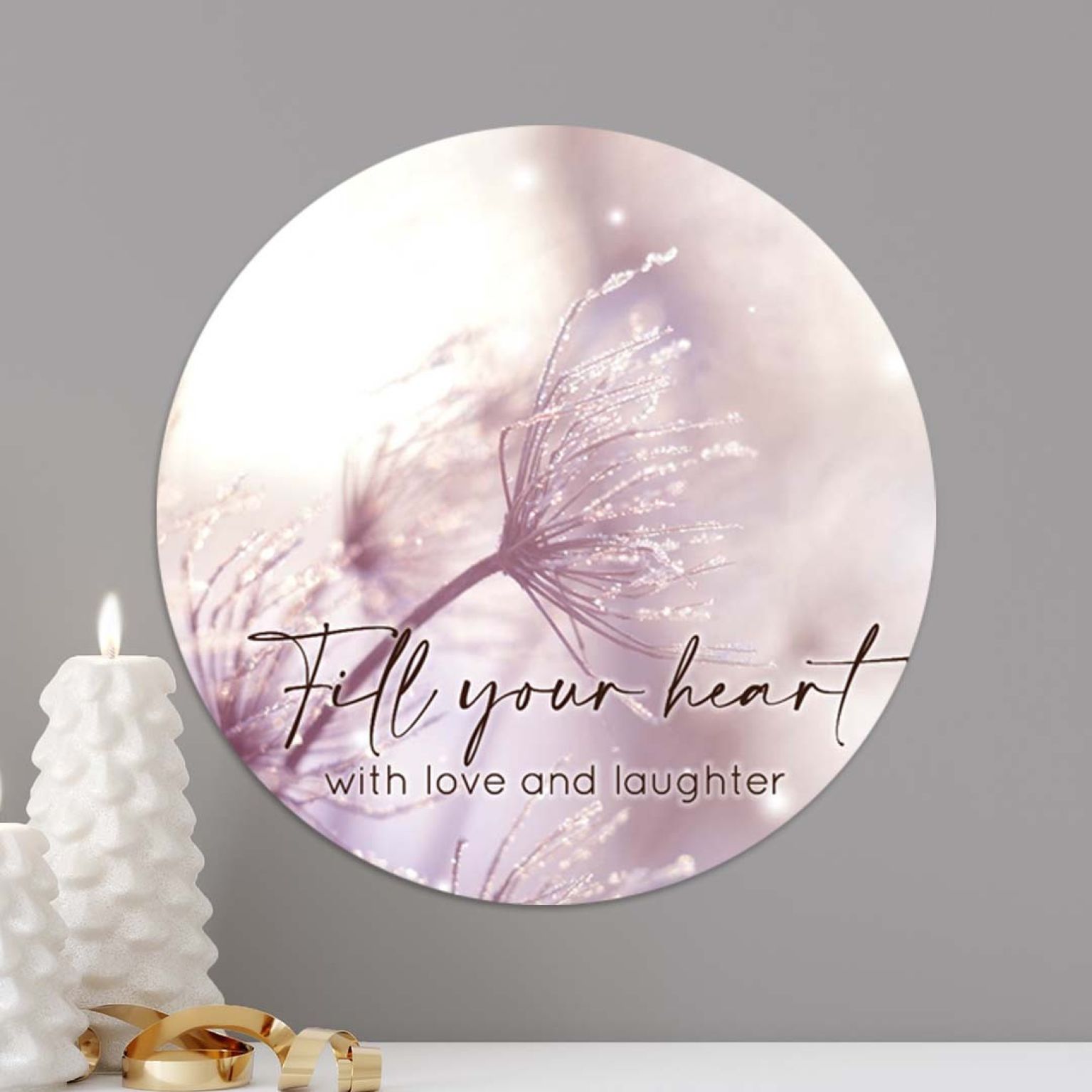 Kerstcirkel 'Fill your heart' - MA39806 -  Diverse kerstcadeaus bij MajesticAlly