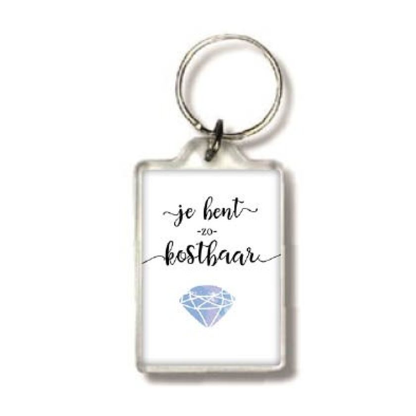 Sleutelhanger je bent zo kostbaar - MA25511 -  Beautiful Day  bij MajesticAlly