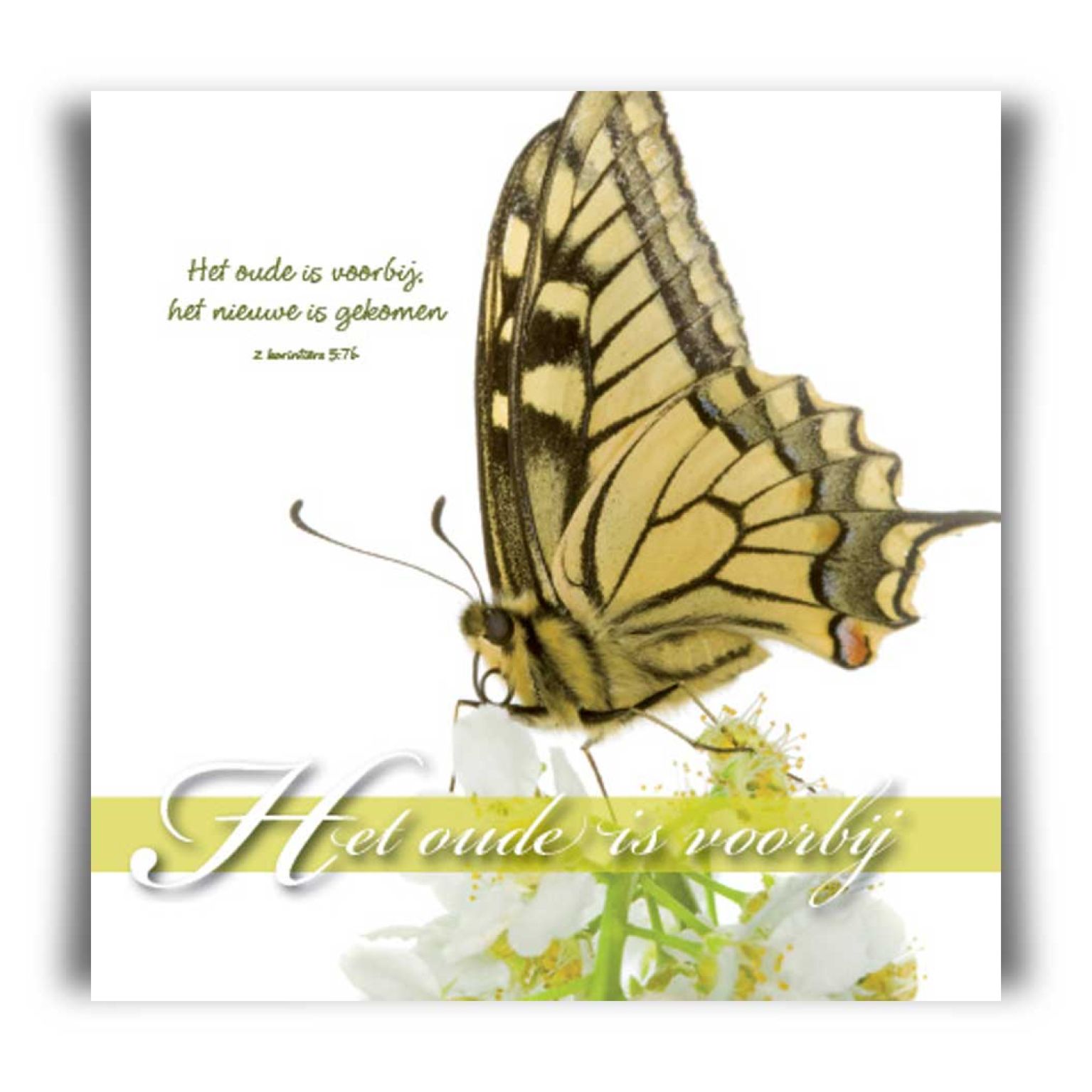 Choice kaartje het oude is voorbij - 42027 -  Minikaartjes - vierkant bij MajesticAlly