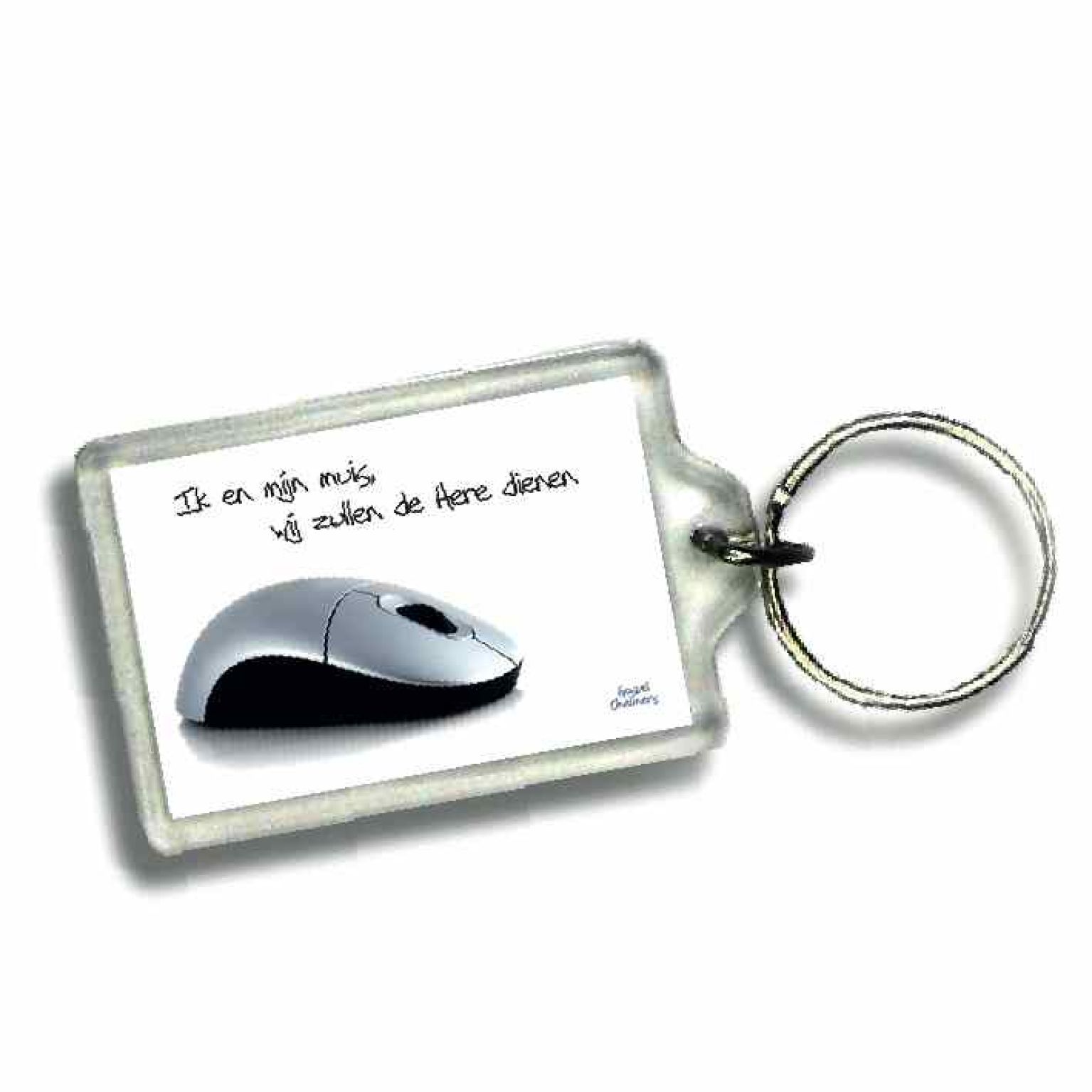 Sleutelhanger ik en mijn muis - 46626 -  Gospel Oneliner bij MajesticAlly