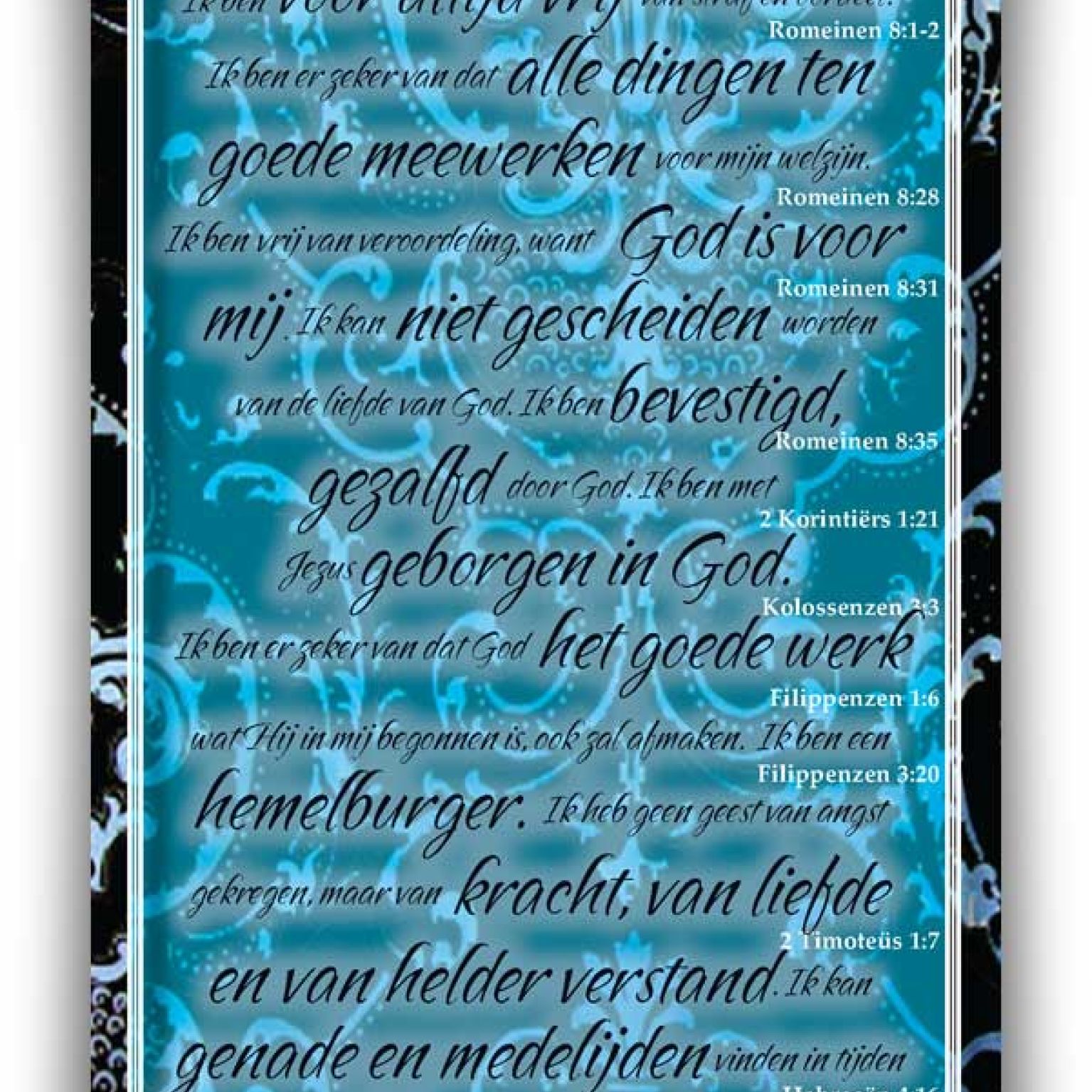 Bemoedigingskaart - 'Ik ben veilig' - 44125 -  Kaarten bij MajesticAlly