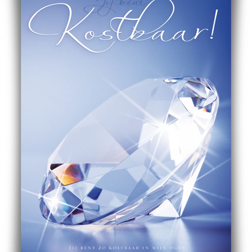 Poster A3 'Jij bent kostbaar' - MA11369 -  Posters A3 bij MajesticAlly