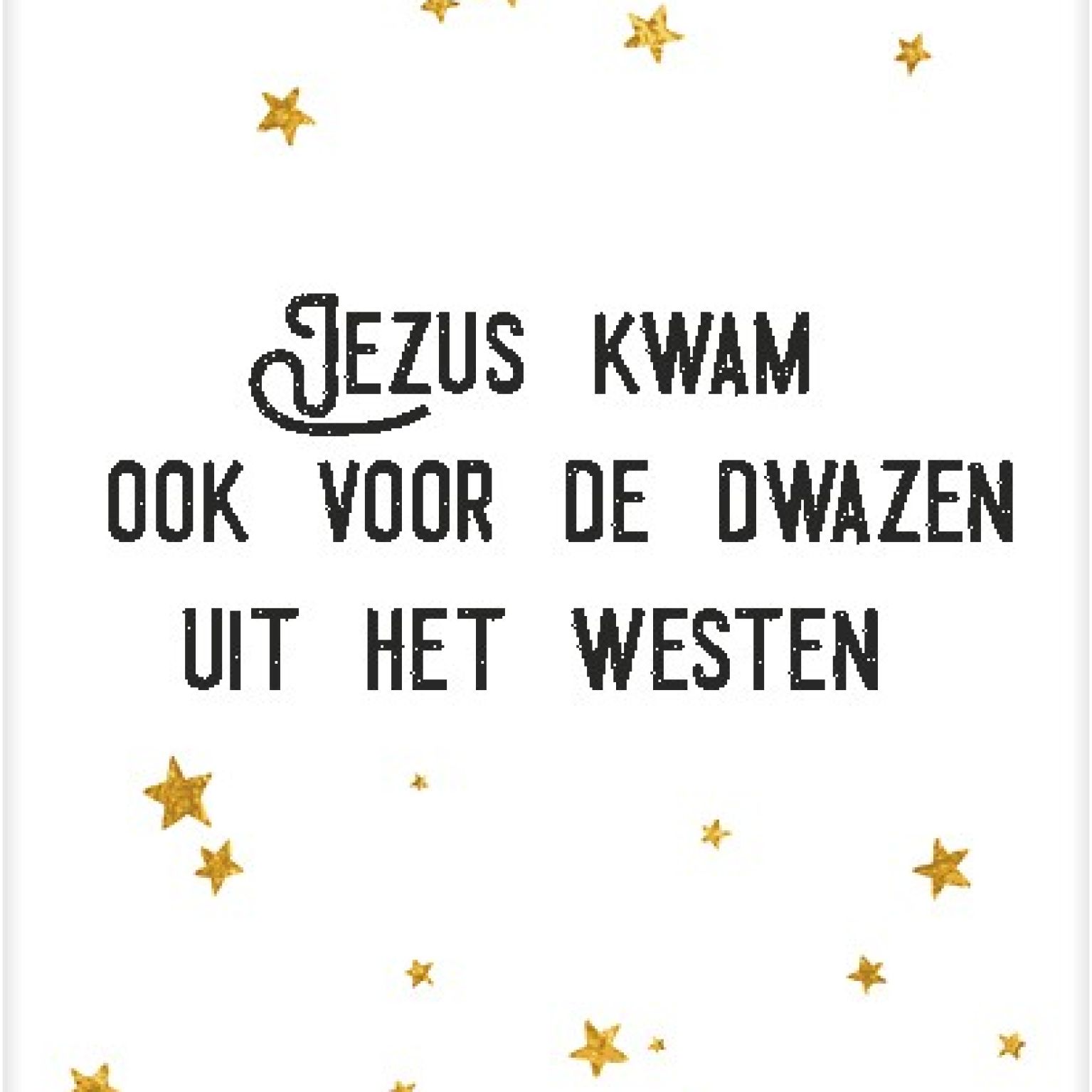 Voordeelpakje kerstkaarten 'Visje - goud' - 6 stuks - MA26050 -  Voordeelpakjes kerst bij MajesticAlly