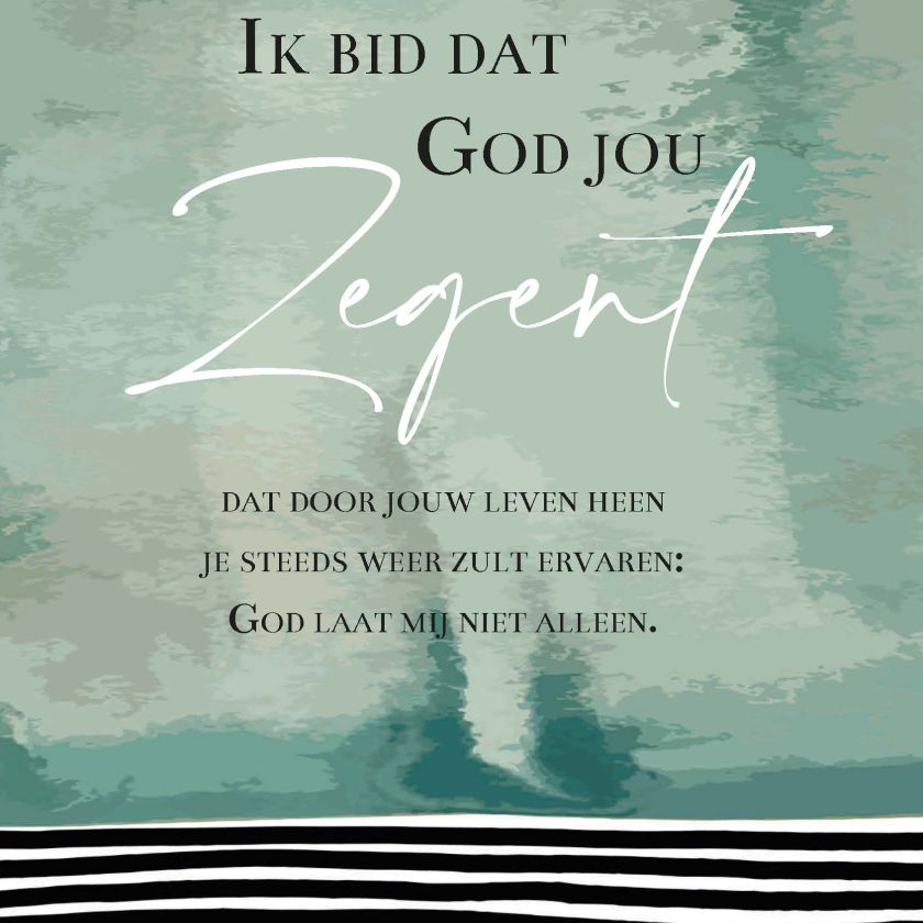 MA55039 - Wenskaart 'Ik bid dat God jou zegent'