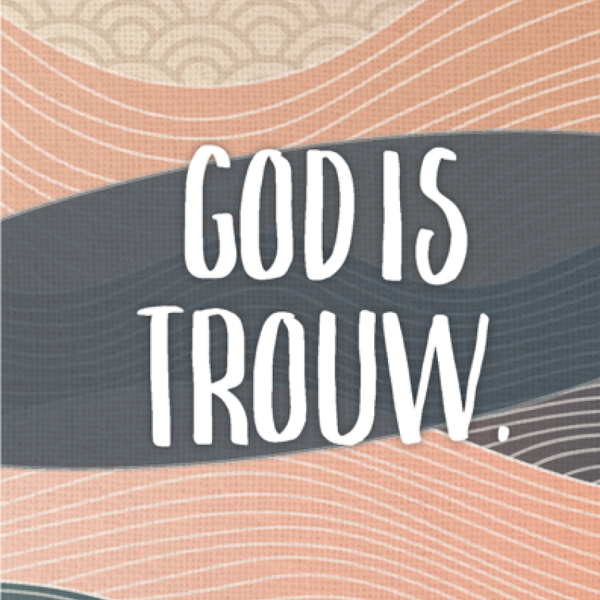 Wenskaart 'God is trouw' - MA43031 -  Courage bij MajesticAlly