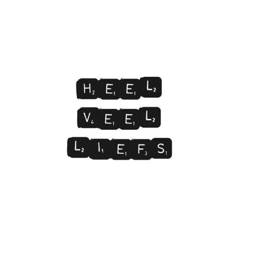 Kaart 'Heel veel liefs' - MA32003 -  Words&Letters bij MajesticAlly