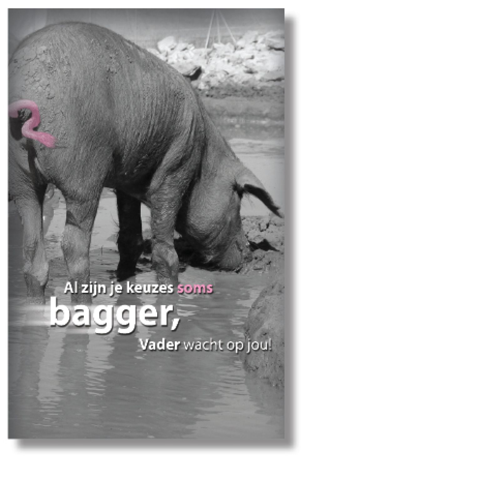 Minikaart 'Al zijn je keuzes soms bagger' - 44689 -  Minikaartjes bij MajesticAlly