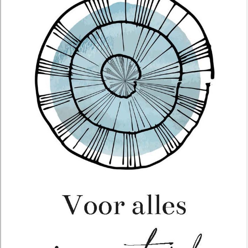 MA55208 Minikaartje 'Tijd'