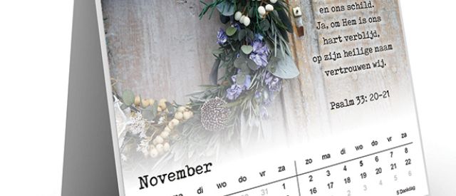 Bureaureaukalender Landelijk 2025 November 97dfef06