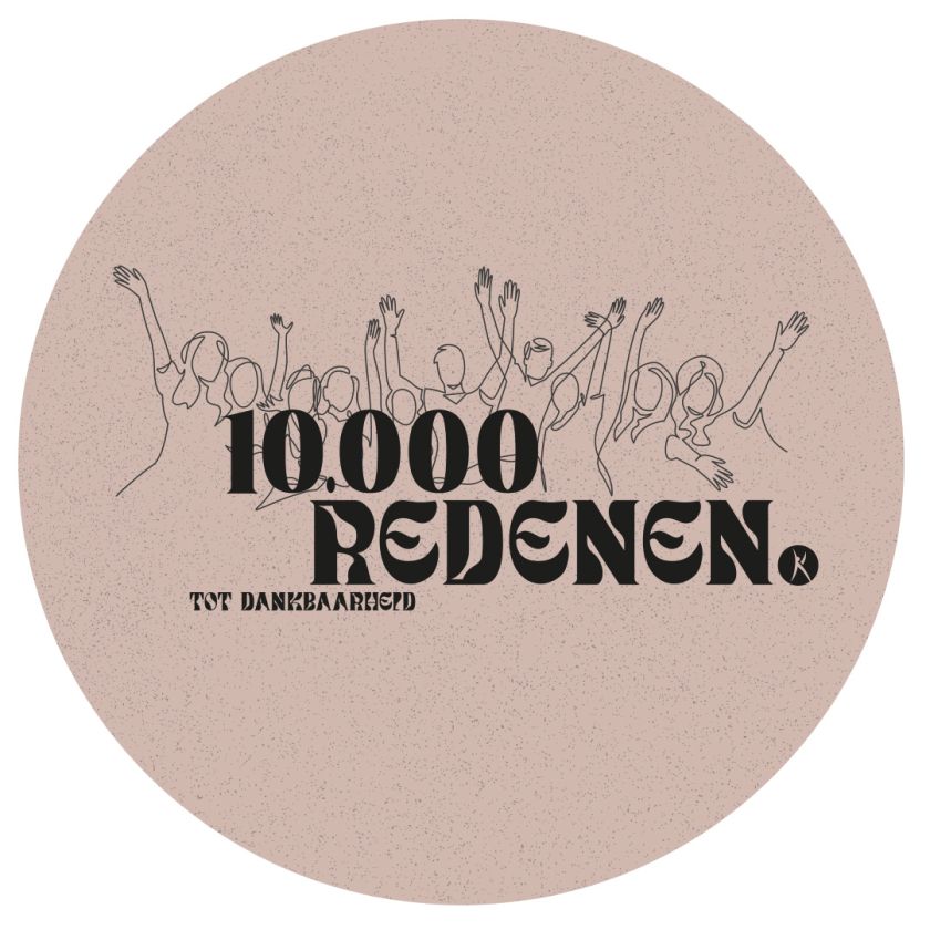 Vilten onderzetter 10.000 redenen