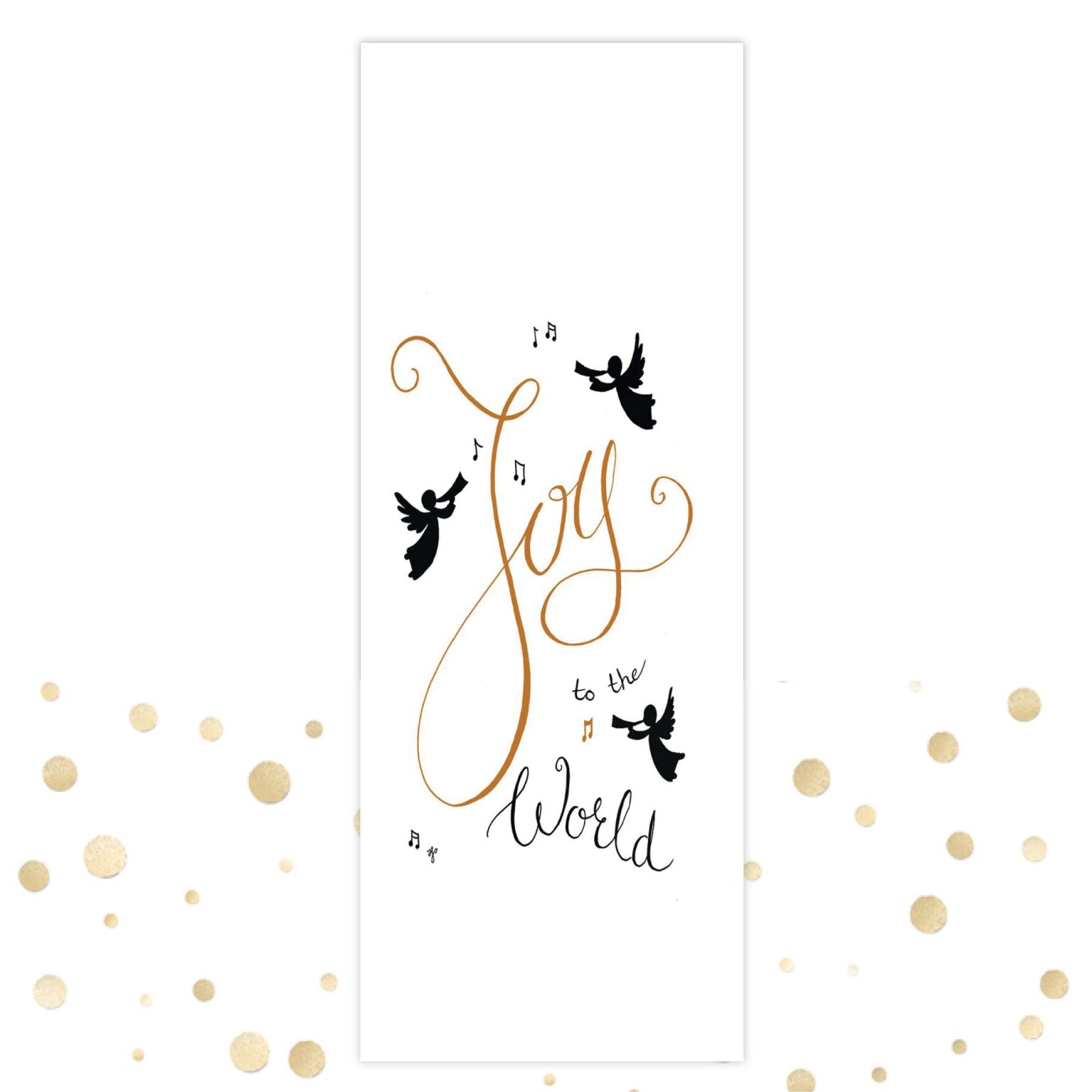 Boekenlegger  'Joy to the world' - MA36103 -  Kerst boekenleggers bij MajesticAlly