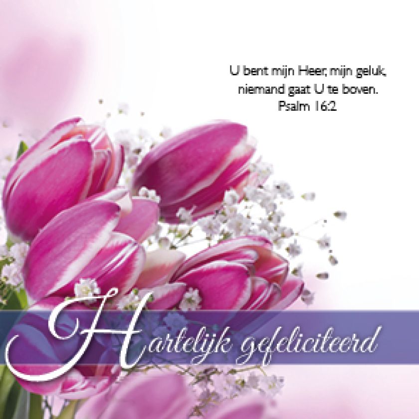 Kaart hartelijk gefeliciteerd - MA46126 -  Gefeliciteerd